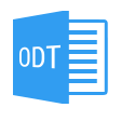 ODT to PDF